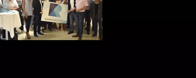 Kommunalrat auf Gruppenfoto im Burgenland